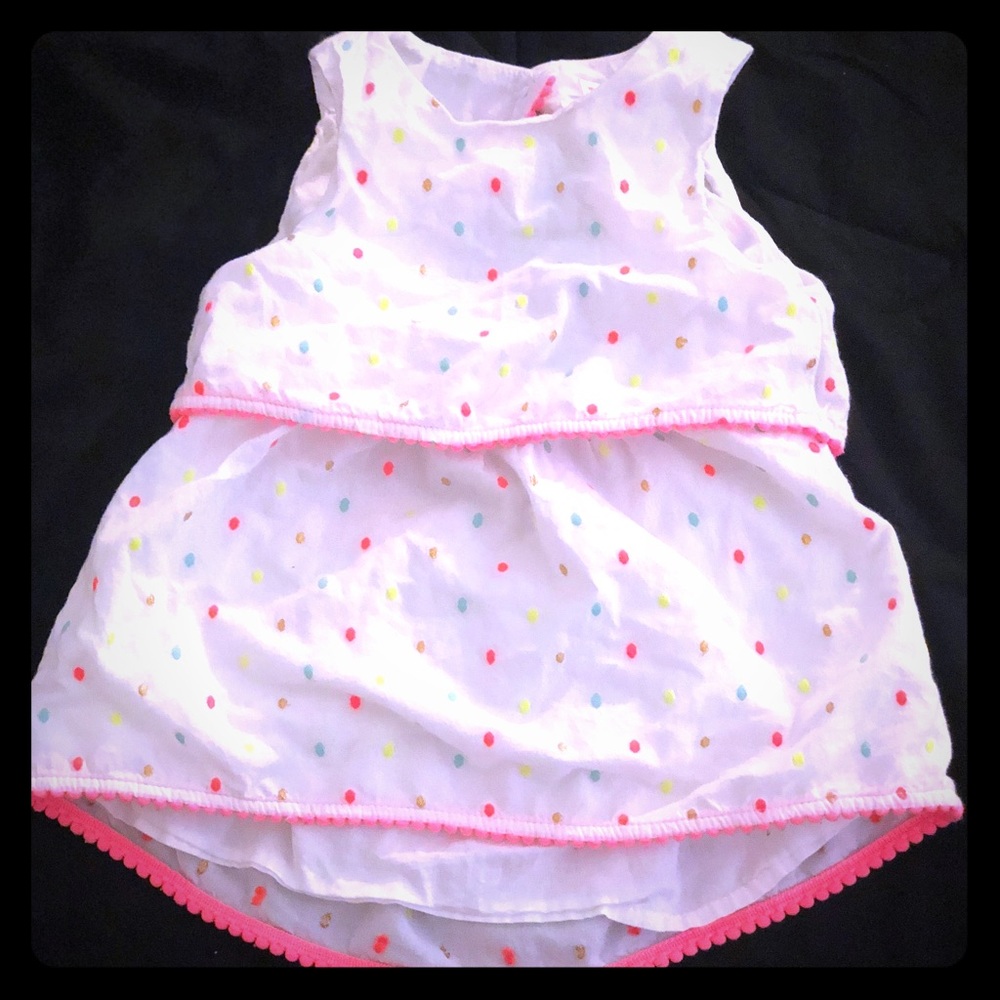 White open back Baby dress